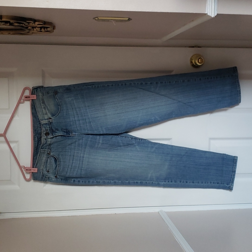 Pure Alfred Sung Blue 👖 Jeans.  Hip huggers.
